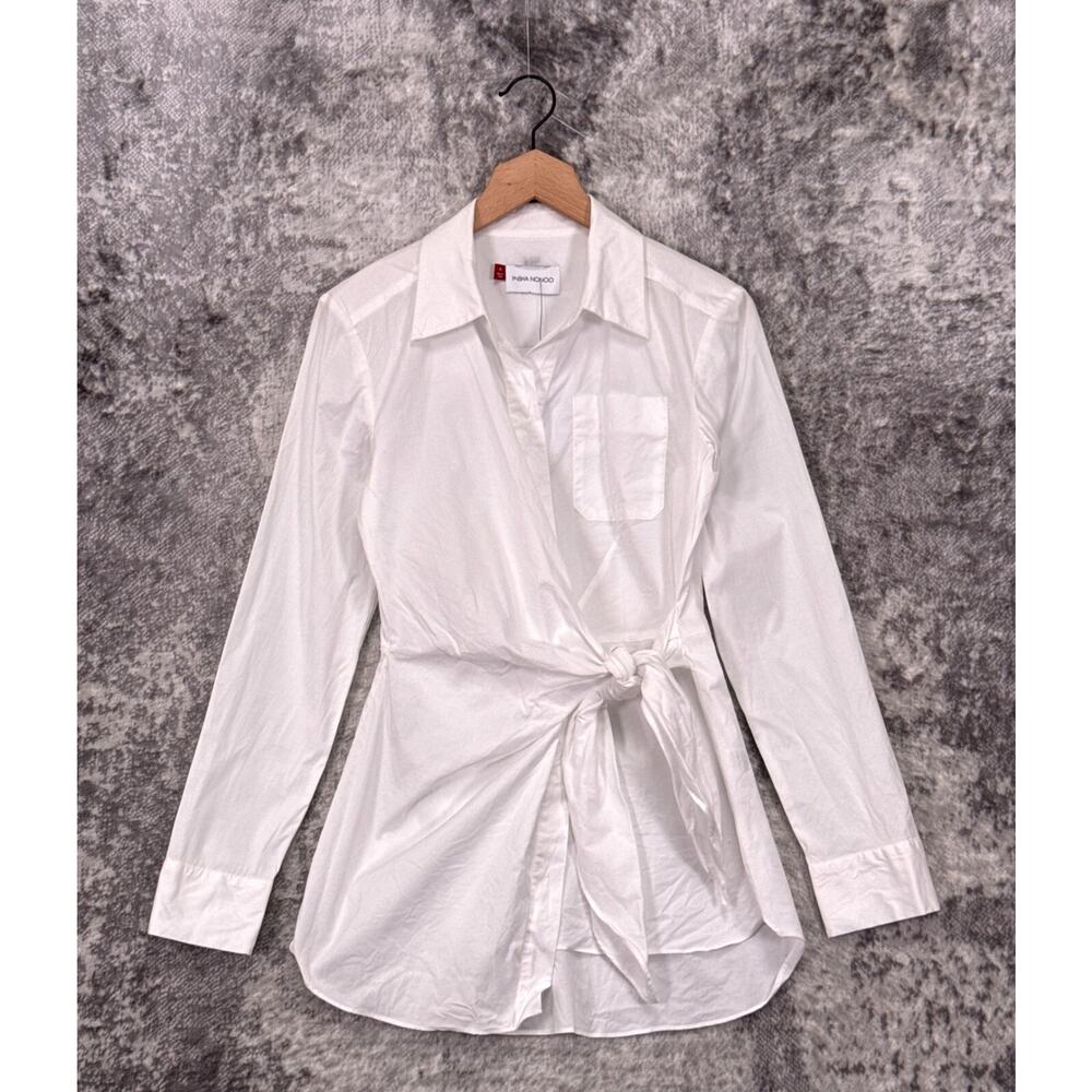 Timeless & Classy White Wrap Blouse